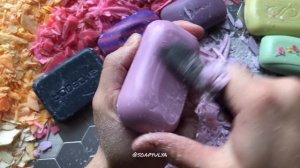 АСМР резка 30 мыл, длинное видео с резкой мыла/ ASMR cutting 30 soaps,long video cutting soap