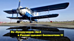 Из «Кукурузника» Ан-2 в России сделают беспилотник