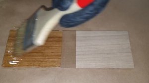 Нанесение отбеливателя Borma на дуб