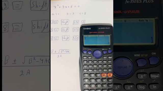 How to calculate the roots on CASIO (fx-95MS)/(fx-350ES PLUS)Calculator смотреть онлайн