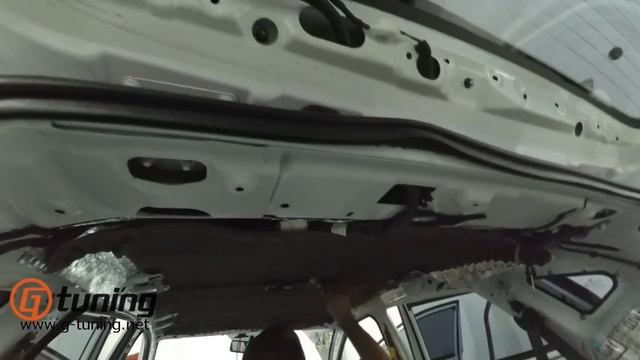 HYUNDAI ix35 полная шумоизоляция шумоф. Полная разборка и правильная оклейка ШумOFF.