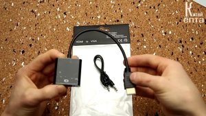 Переходник с HDMI на VGA плюс аудио - обзор и тест | Китай Ё.