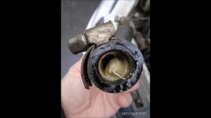 Результат подсоса воздуха через прокладку дросельной заслонки