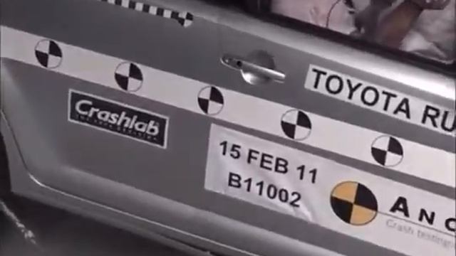 Crash Test 2011 - Toyota Rukus / Scion Xb / Toyota Corolla Rumion (Frontal Offset) ANCAP смотреть онлайн