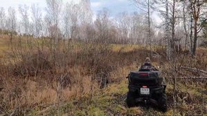 Квадрацикл Стелс Гепард 800 на охотничьих рубежах. Охотимся в Кузбассе