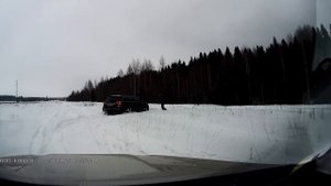 Subaru Outback по снегу full version