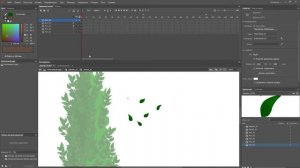 Анимация дерева  Warp Tool Adobe Animate