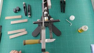 Заточка ножа Mora 2000. Веневские алмазы на металлической связке. Vector V-Prof RP