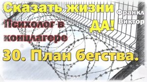 30. План бегства. Сказать жизни „Да!“: Психолог в концлагере» Виктор Франкл.