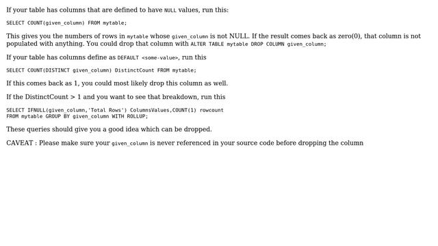 Databases: How to find unused columns in MariaDB tables? (2 Solutions!!) смотреть онлайн