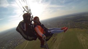 Полет на параплане в тандеме с инструктором
