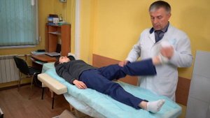 Пассивная гимнастика в отделении реабилитации