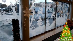 Как Украсить Окна На Новый Год: Искусственный снег