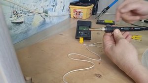 Синий паяльник с АлиЭкспресс и др. мои паяльники