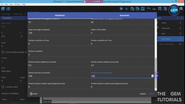 Basics for beginners | GDevelop 5