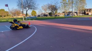 Ninebot Gokart Pro Driven by five years old kid Drifting Lamborghini Edition