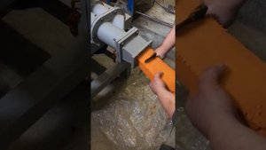 пресс шнек в работе