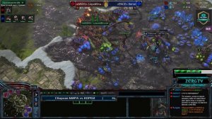 ★ Турнир QLASH INV - Serral vs Snute | StarCraft 2 с ZERGTV ★