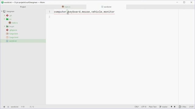 Coding a Hangman Game in Rust #1 • Reading the Data File смотреть онлайн