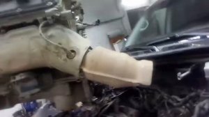 Снятие двигателя. Ниссан Ратрол. y62. vk56.
