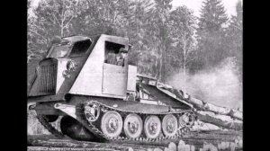 Советский трелёвочный трактор КТ-12