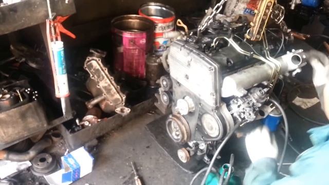 Тестовый запуск двигателя KIA J3 с механическим ТНВД EURO III