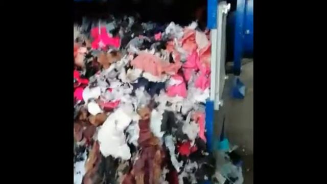 Измельчение одежды и обуви