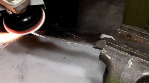 Old Rusty Meat Knife Restoration