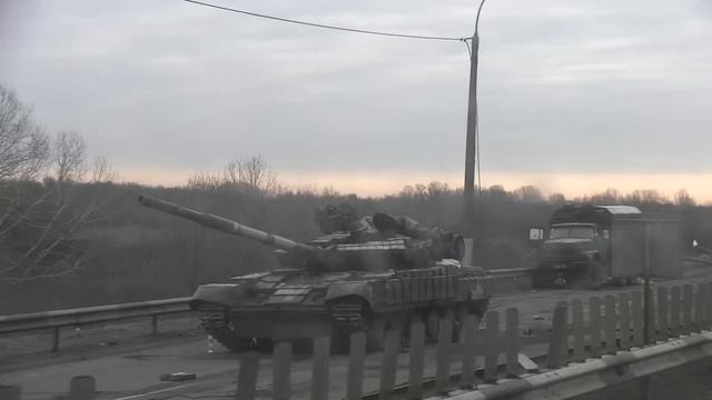 Брошенная и сгоревшая техника украинской армии в Херсоне (2022 г.)