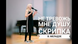 Анна Якубук - Не тревожь мне душу, скрипка  (cover В.Меладзе)
