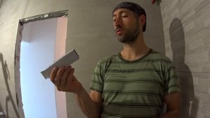 Натяжной потолок+керамогранит и профиль бп 40