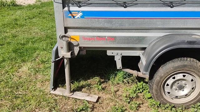 Прицеп Кремень серии Бизнес - 2 года эксплуатации. Обзор технического состояния. смотреть онлайн