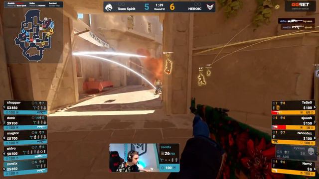 Spirit проти Heroic | Мапа 1 Anubis | PGL CS2 RMR EU 2 смотреть онлайн