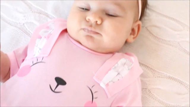 Розовое платье "CUTE RABBIT" для новорождённой (2430657) / КотМарКот