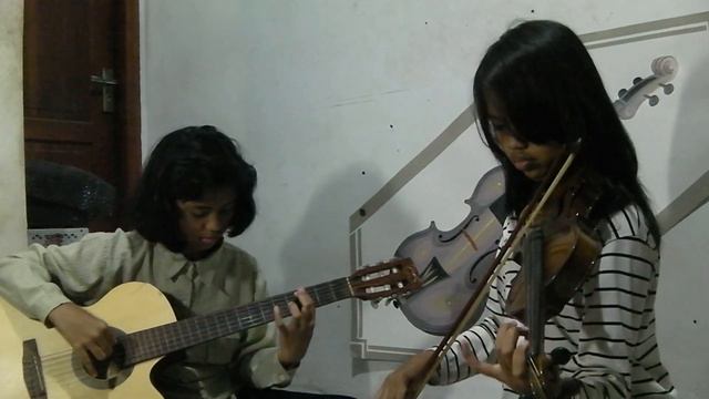 BOHEMIAN RHAPSODY - QUEEN covered in duet violin guitar by Firda Fifi