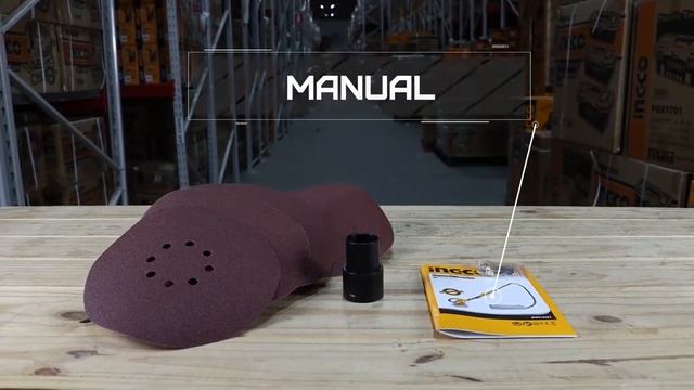 LIJADORA DE PARED Y TECHO 1050W INGCO DWS10501 смотреть онлайн