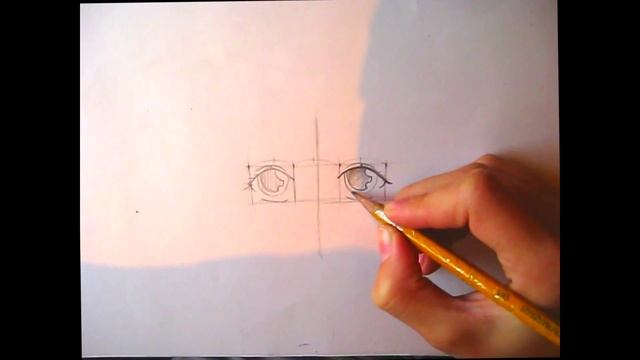 Рисование №1простые глаза аниме смотреть онлайн