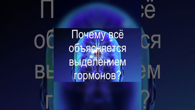 Почему ты все важные вещи в жизни человека объясняешь гормонами?