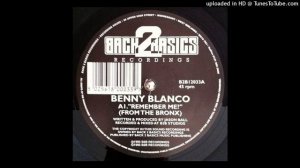 Benny Blanco - Remember Me (From the Bronx)