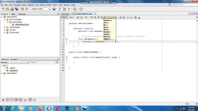 Java the complete Reference Ninth Edition (Chapter 8) Example (13) Abstract Demo смотреть онлайн