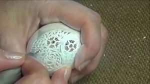 Резьба по яичной скорлупе