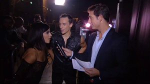 Alizée - Interview after tango performance on Les Coulisses - week 6 of Danse avec les stars