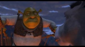 Шрек и осел прибывают в замок дракона:Шрек(2001)