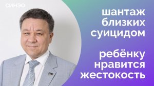 Судебная экспертиза: шантаж суицидом, тяга ребёнка к насилию — что делать? Отвечает СИНЭО.