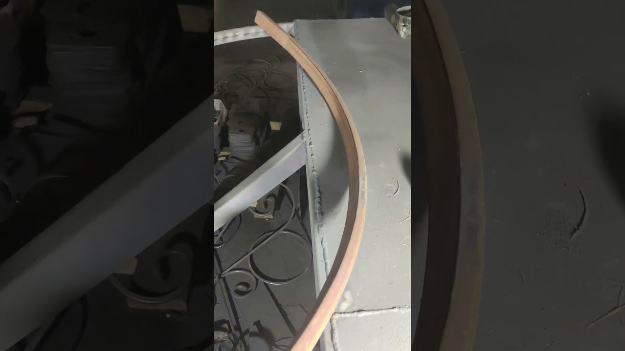 Чем убрать гормошку на профильной трубе смотреть онлайн