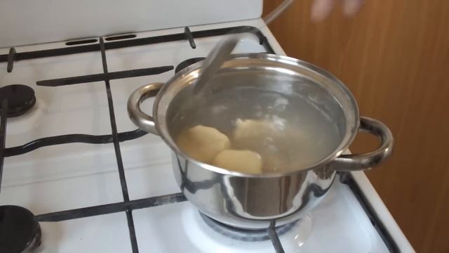 Полтавские галушки со шкварками/Poltava dumplings with bacon