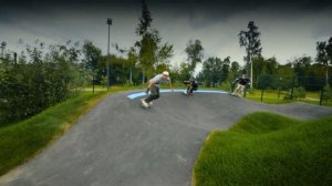 Асфальтовый памп трек #FKramps в Черкизово, Москва | Asphalt pumptrack in Cherkizovo, Moscow