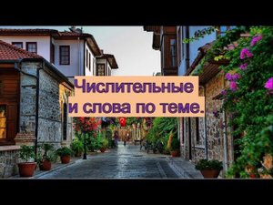 Турецкий язык. Урок 21. Числительные и некоторые слова по теме.