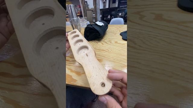 Доска Шот Холдер на 4 стопки; дерево; D=43,L=360,B=75мм смотреть онлайн