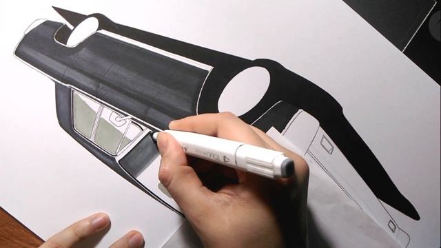 Рисуем Lincoln Continental из фильма Матрица | How to draw Lincoln Continental from the Matrix movi